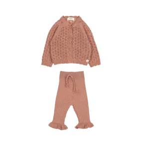 6415/16-GIRLY CARDIGAN/LEGGING SET-ROSE DAWN