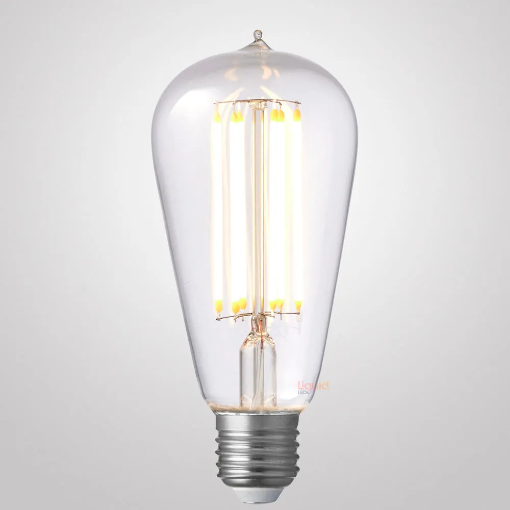 8W Edison LED Bulb E27 in Warm White