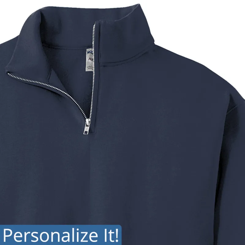 995M | Personalized 1/4 zip  Healthcare Provider Sweatshirt - Unisex Sizing