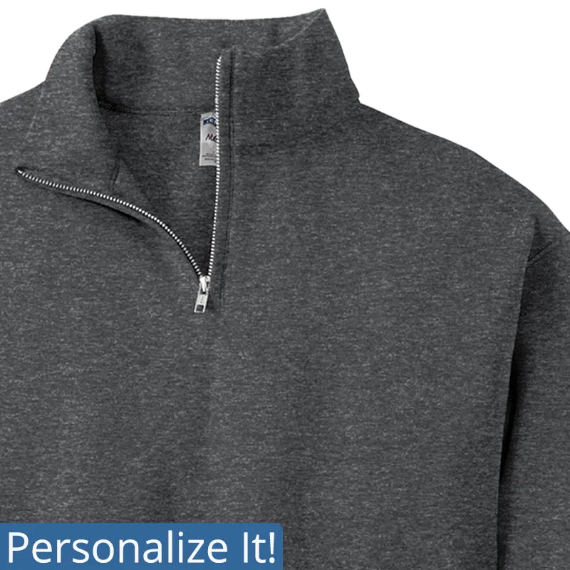 995M | Personalized 1/4 zip  Healthcare Provider Sweatshirt - Unisex Sizing