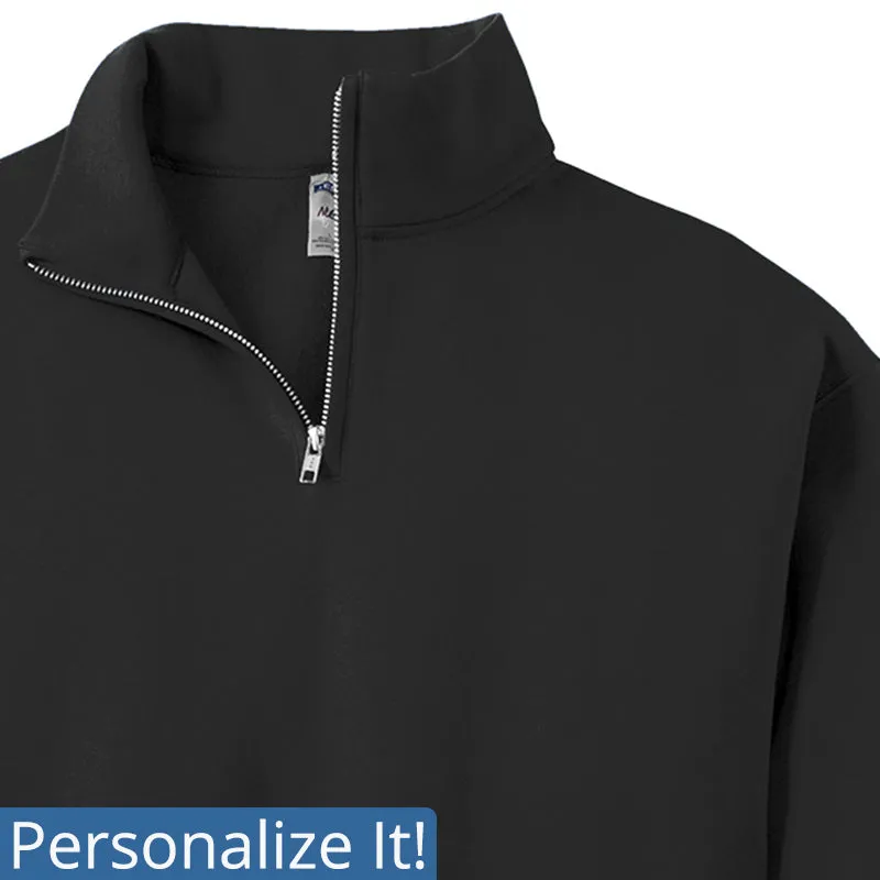 995M | Personalized 1/4 zip  Healthcare Provider Sweatshirt - Unisex Sizing