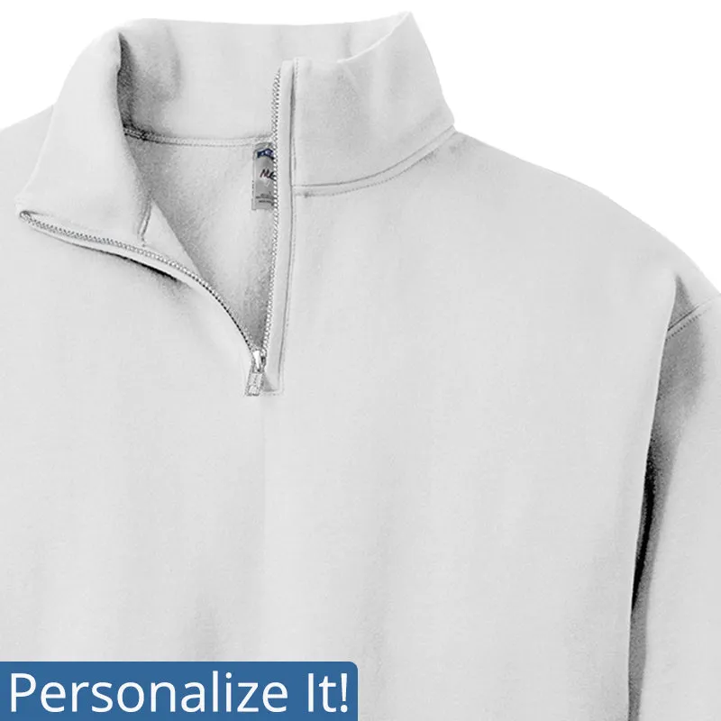 995M | Personalized 1/4 zip  Healthcare Provider Sweatshirt - Unisex Sizing