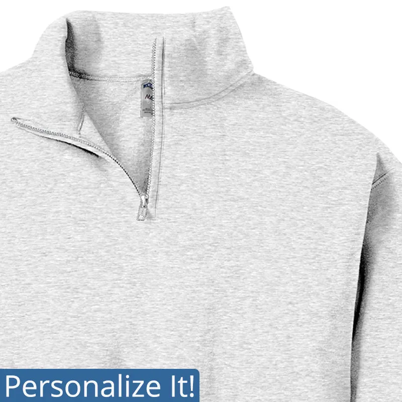 995M | Personalized 1/4 zip  Healthcare Provider Sweatshirt - Unisex Sizing