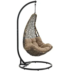 Abate Outdoor Patio Swing Chair With Stand