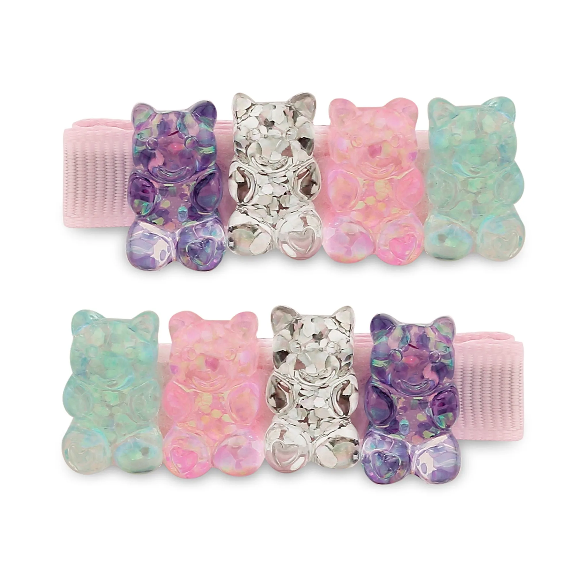 Accessorize London Girl's Bear Clips Pack Of 2