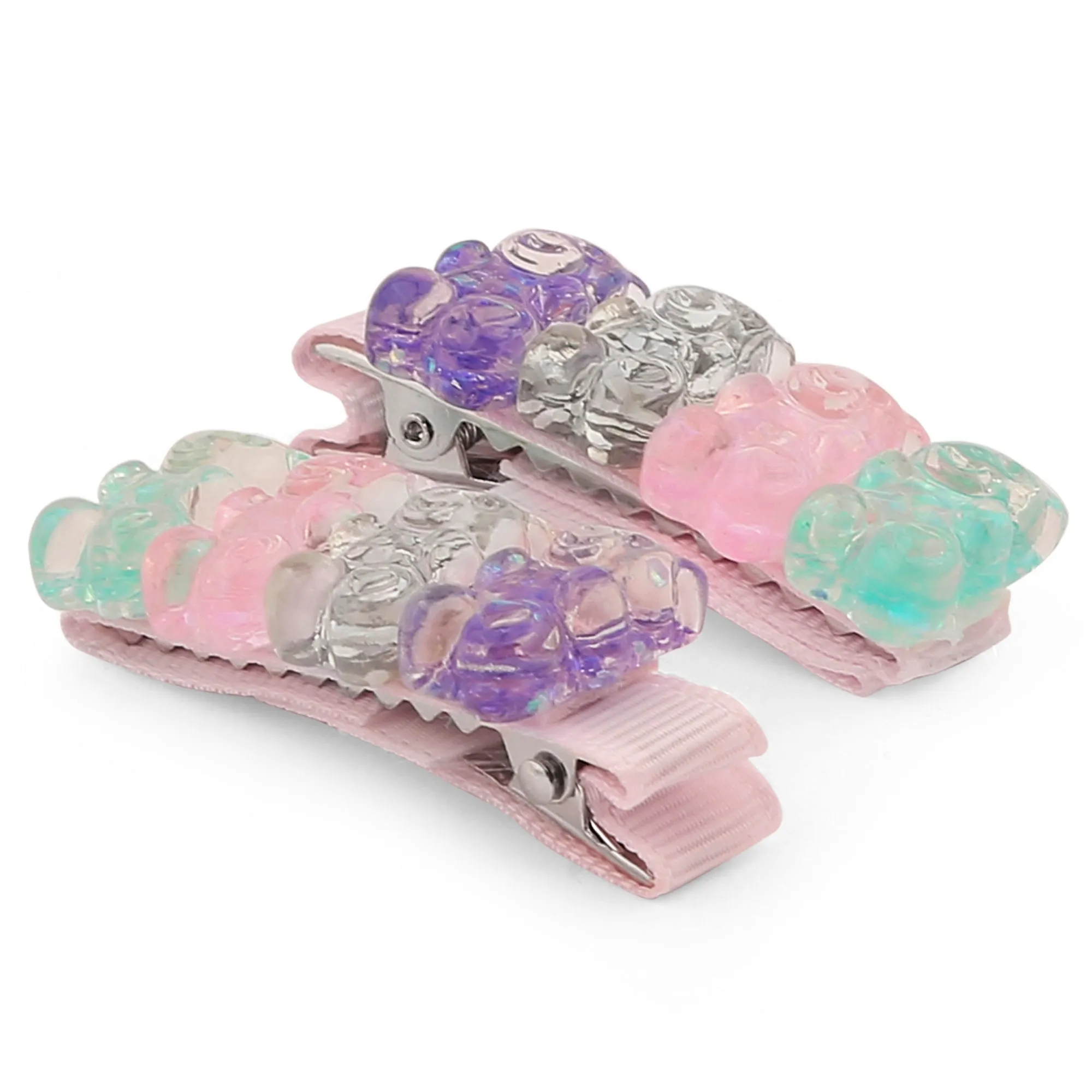 Accessorize London Girl's Bear Clips Pack Of 2