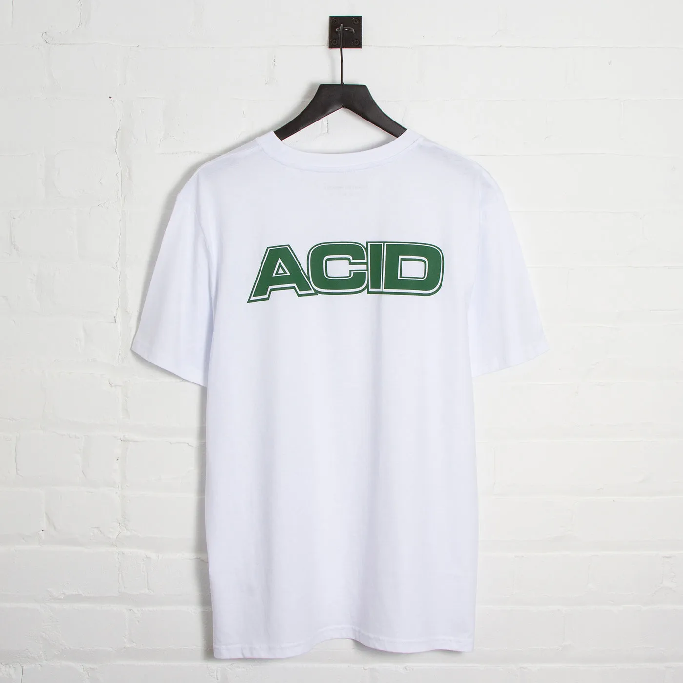 Acid Moto Back Print - Tshirt - White