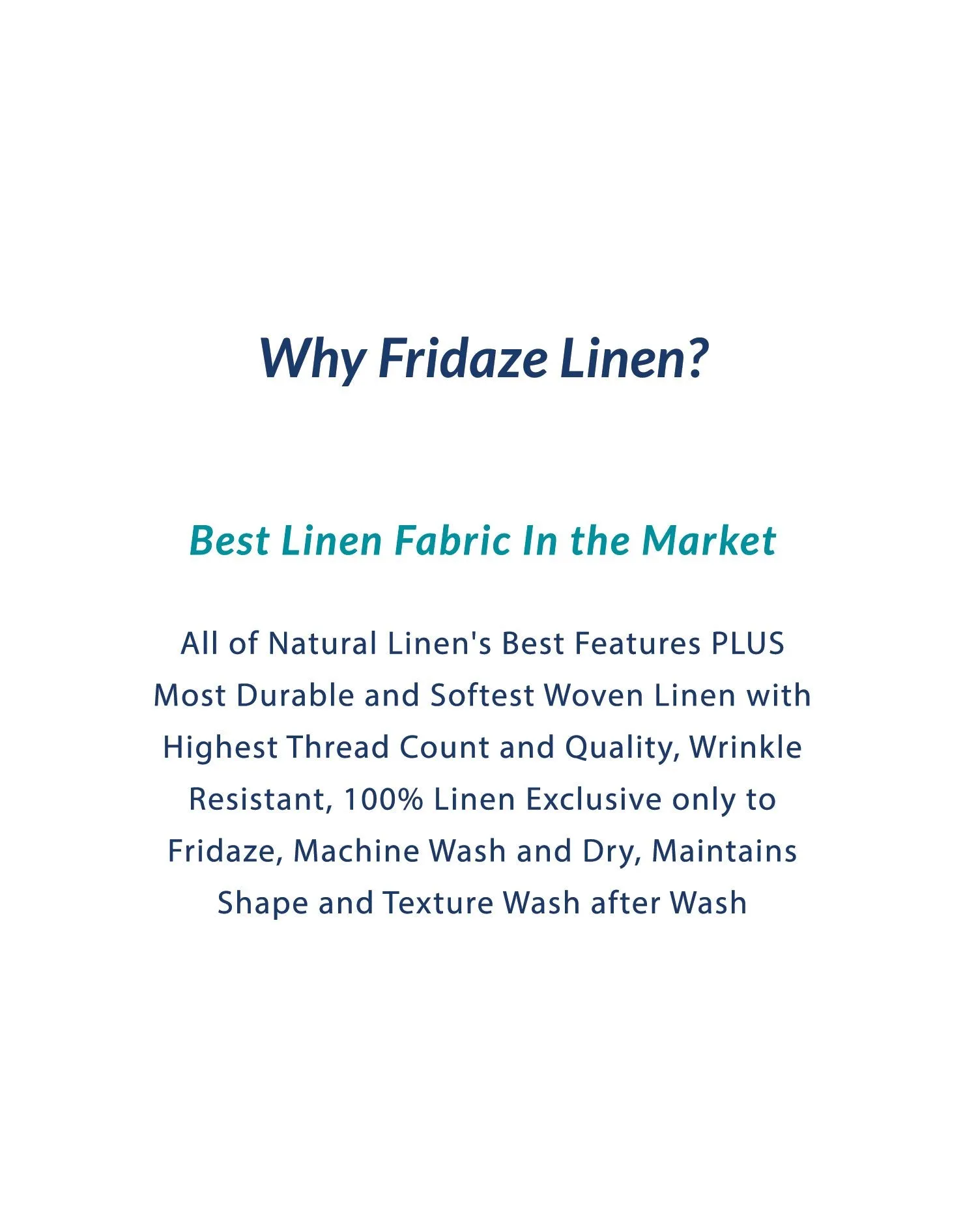 Adults - Fridaze 100% Linen Face Mask (No Filter Included) - Pacific