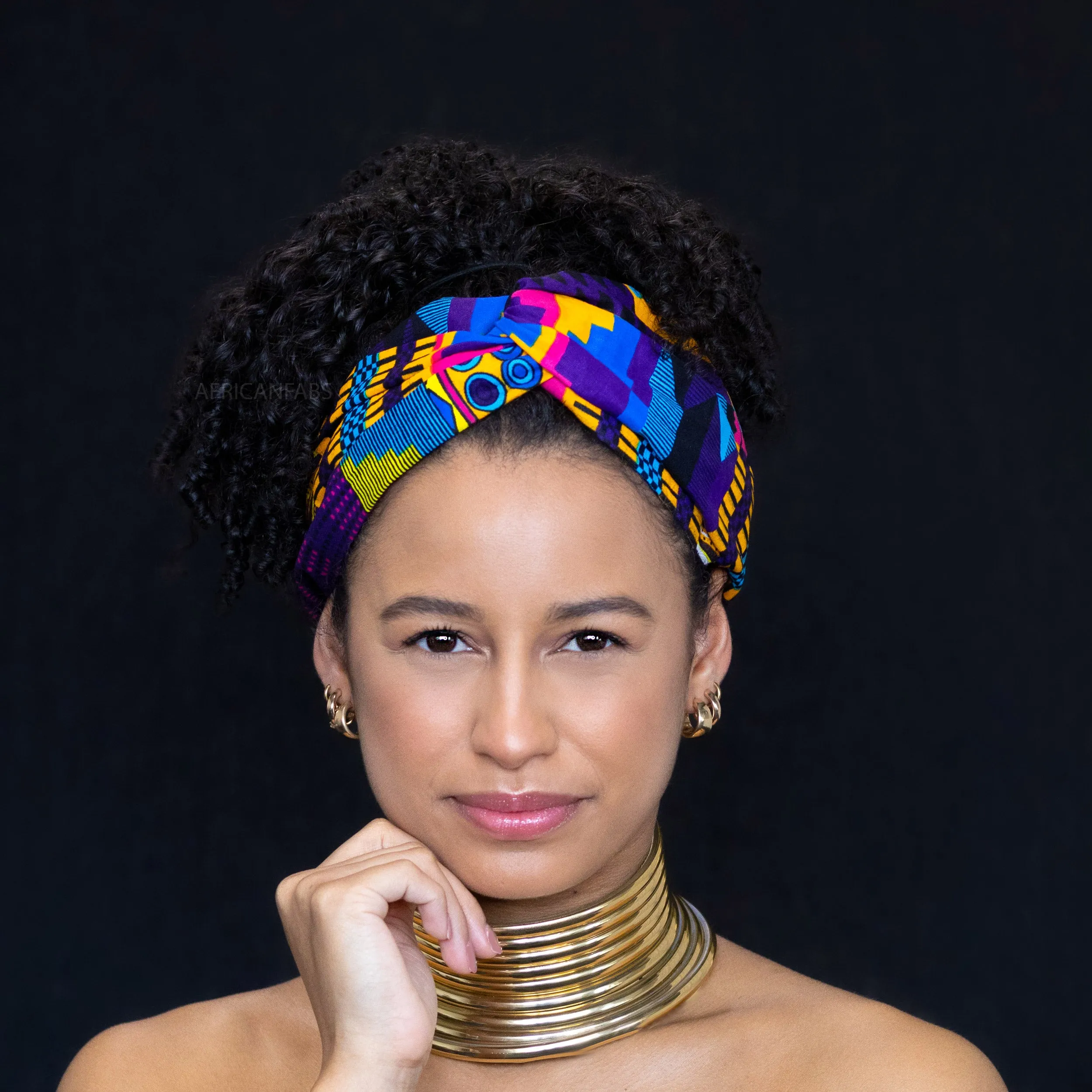 African print Headband - Adults - Hair Accessories - Multicolor kente