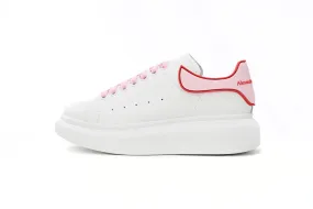 ALEXANDER MCQUEEN " WHITE/PINK CARNELIAN RED "