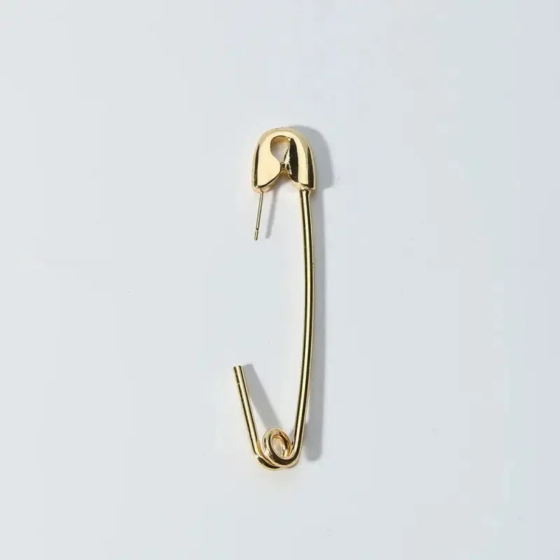 Alloy Safety Hook Earrings