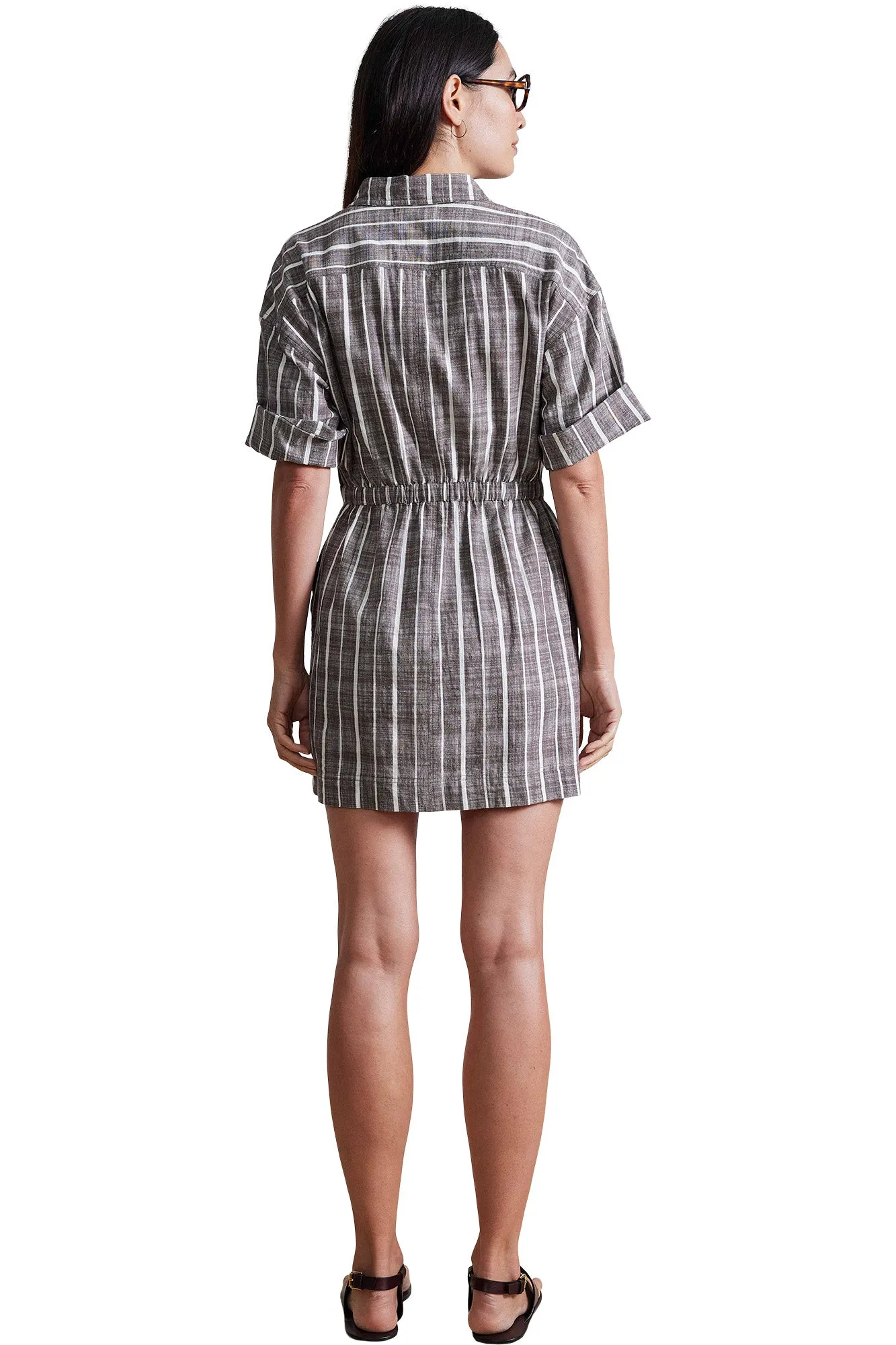 Apiece Apart Palmera Mini Dress in Kesh Stripe