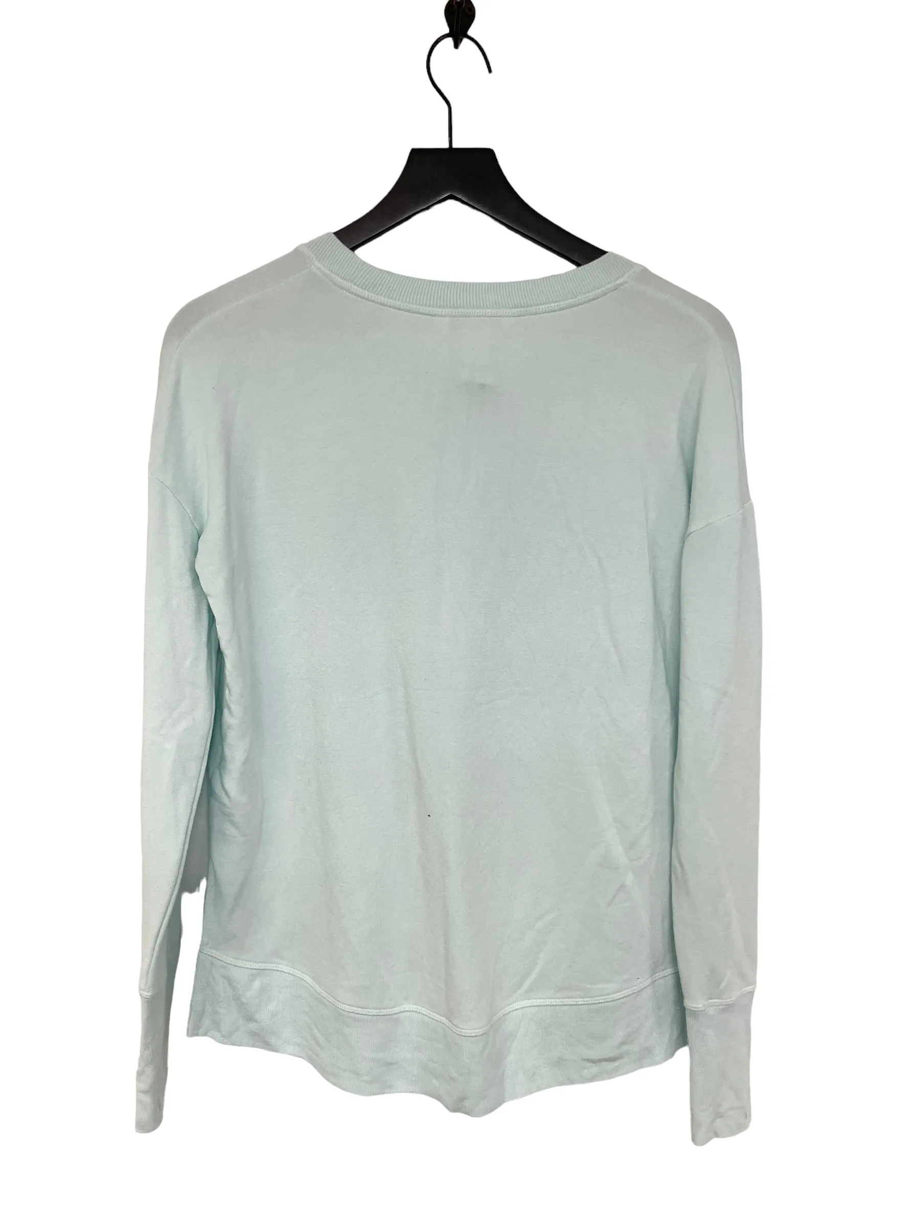 Aqua Sweatshirt Crewneck Athleta, Size Xs