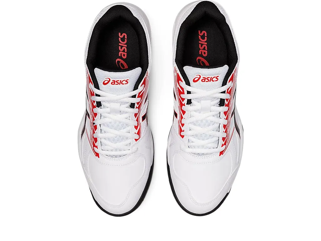 Asics Gel Lethal Field Men's Cricket Shoes - White/Classic Red