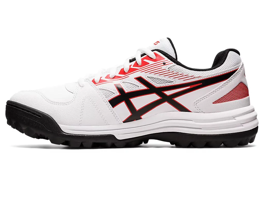 Asics Gel Lethal Field Men's Cricket Shoes - White/Classic Red