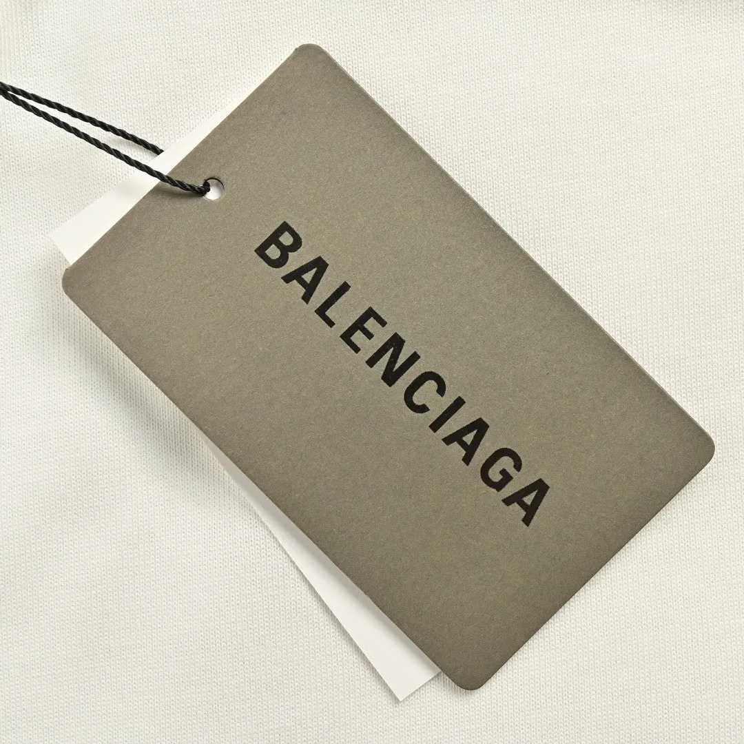 Balenciaga Plain White T-Shirt