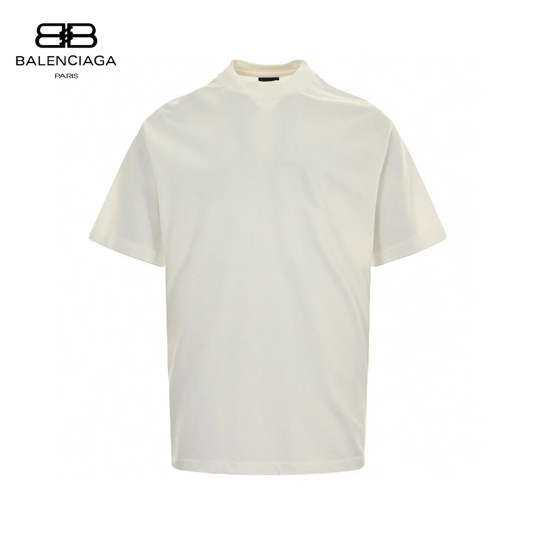 Balenciaga Plain White T-Shirt