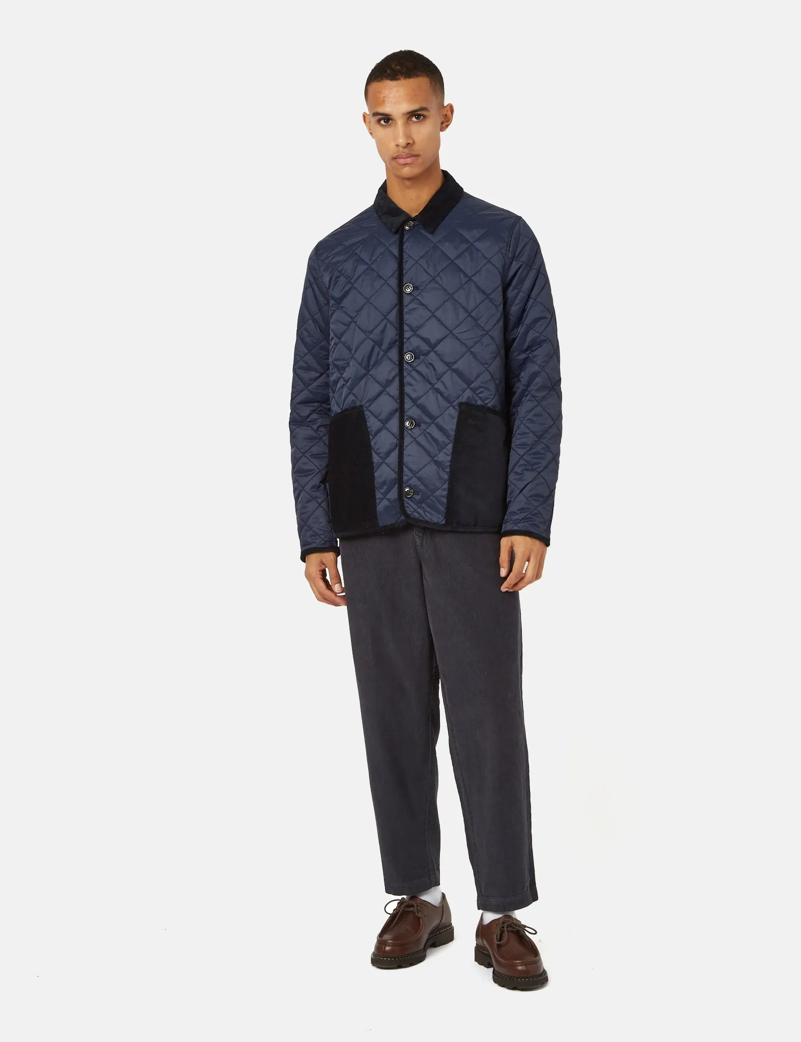 Barbour Hoxton Liddesdale Quilt Jacket - Navy Blue