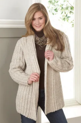 Belted Ragg Cardigan Pattern