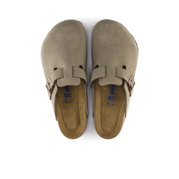 Birkenstock Men's Boston Soft Footbed Taupe