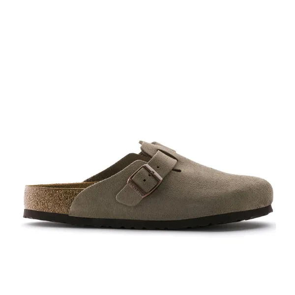 Birkenstock Men's Boston Soft Footbed Taupe