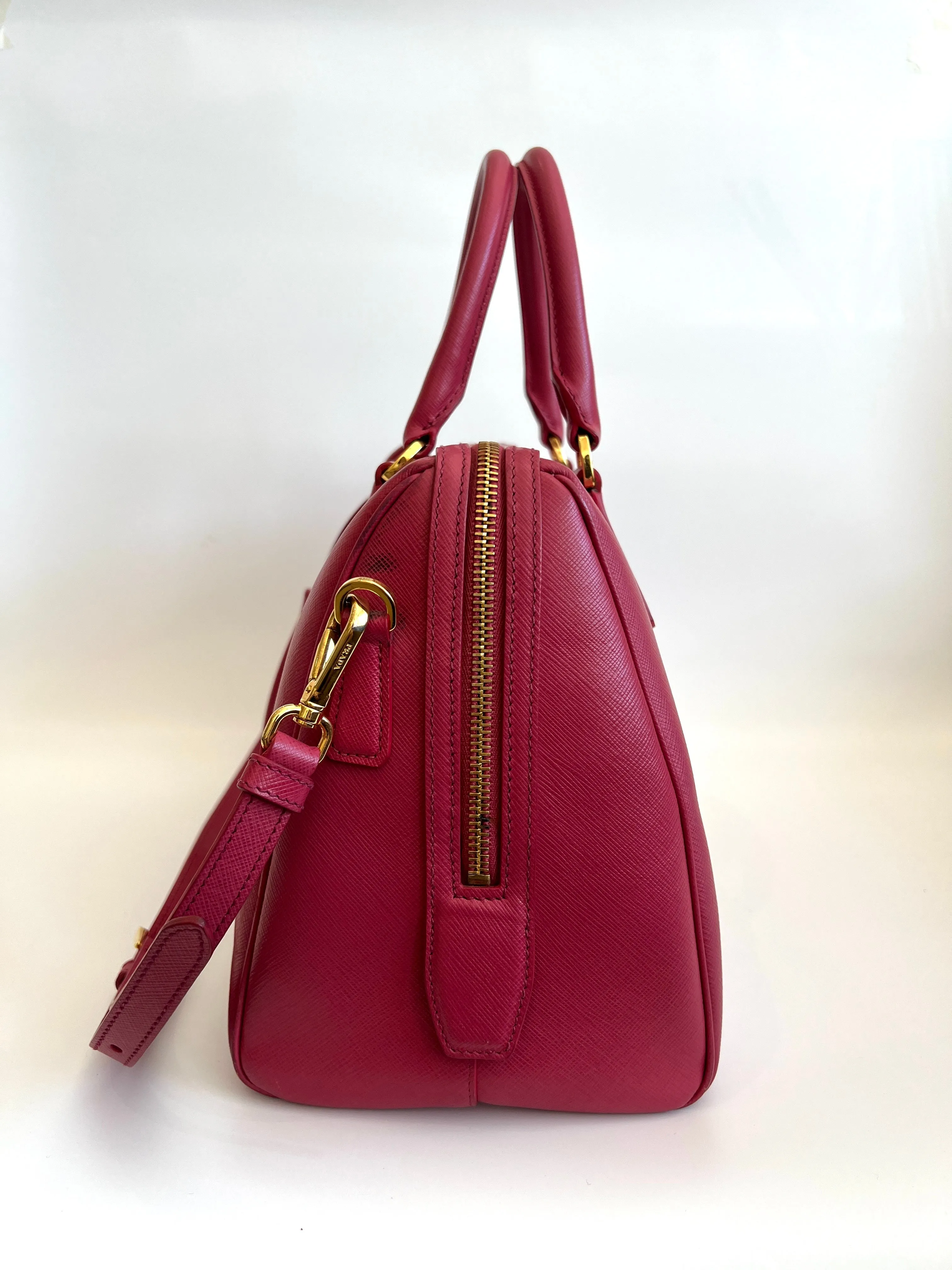 BL0823 Saffiano Lux Peonia Duffel Bag