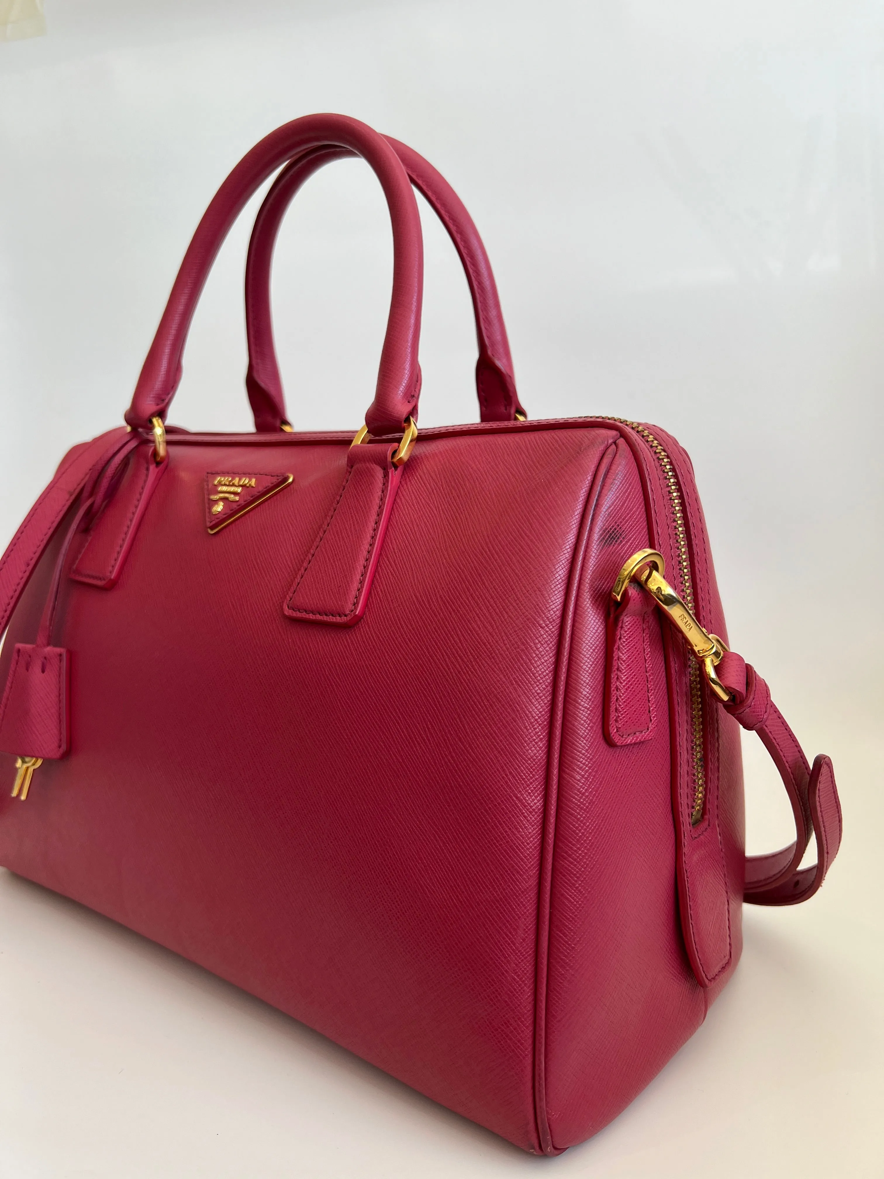 BL0823 Saffiano Lux Peonia Duffel Bag