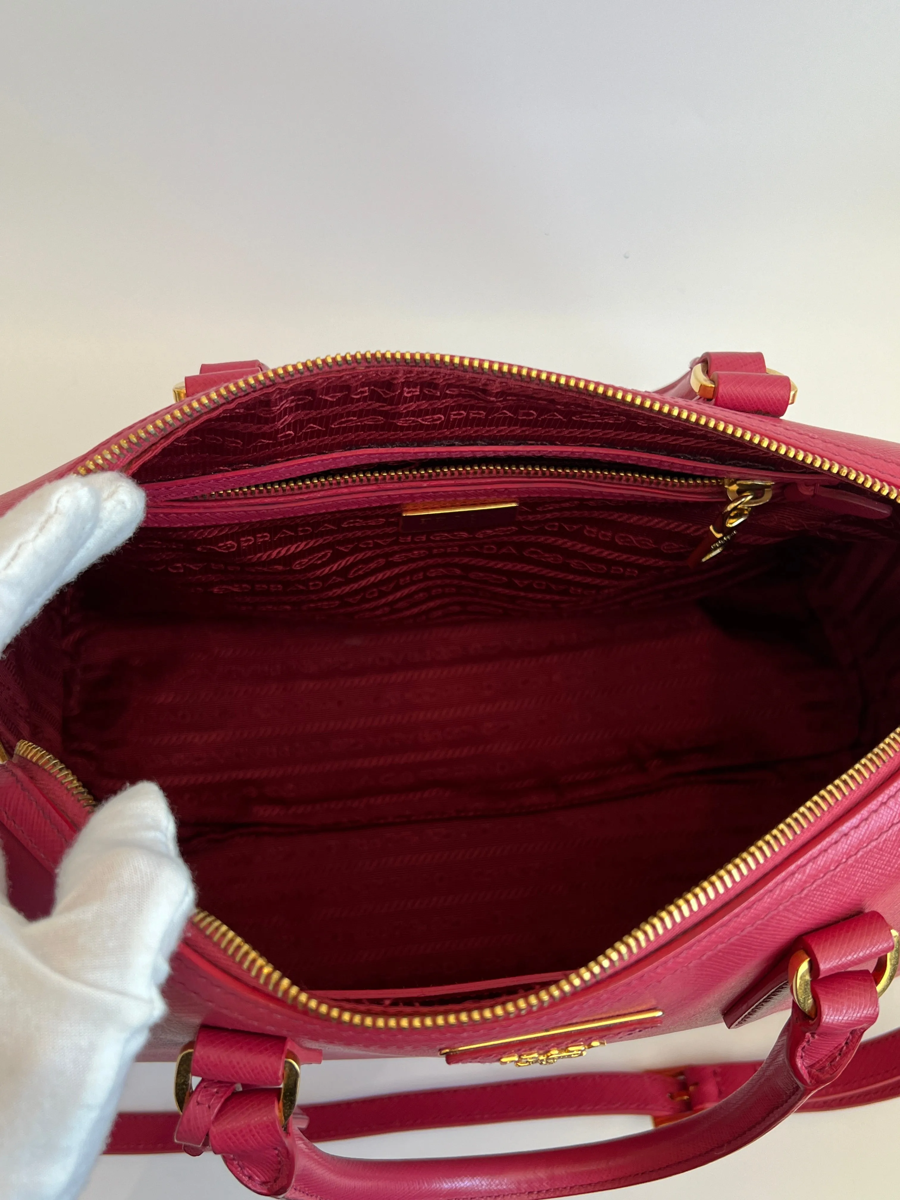 BL0823 Saffiano Lux Peonia Duffel Bag