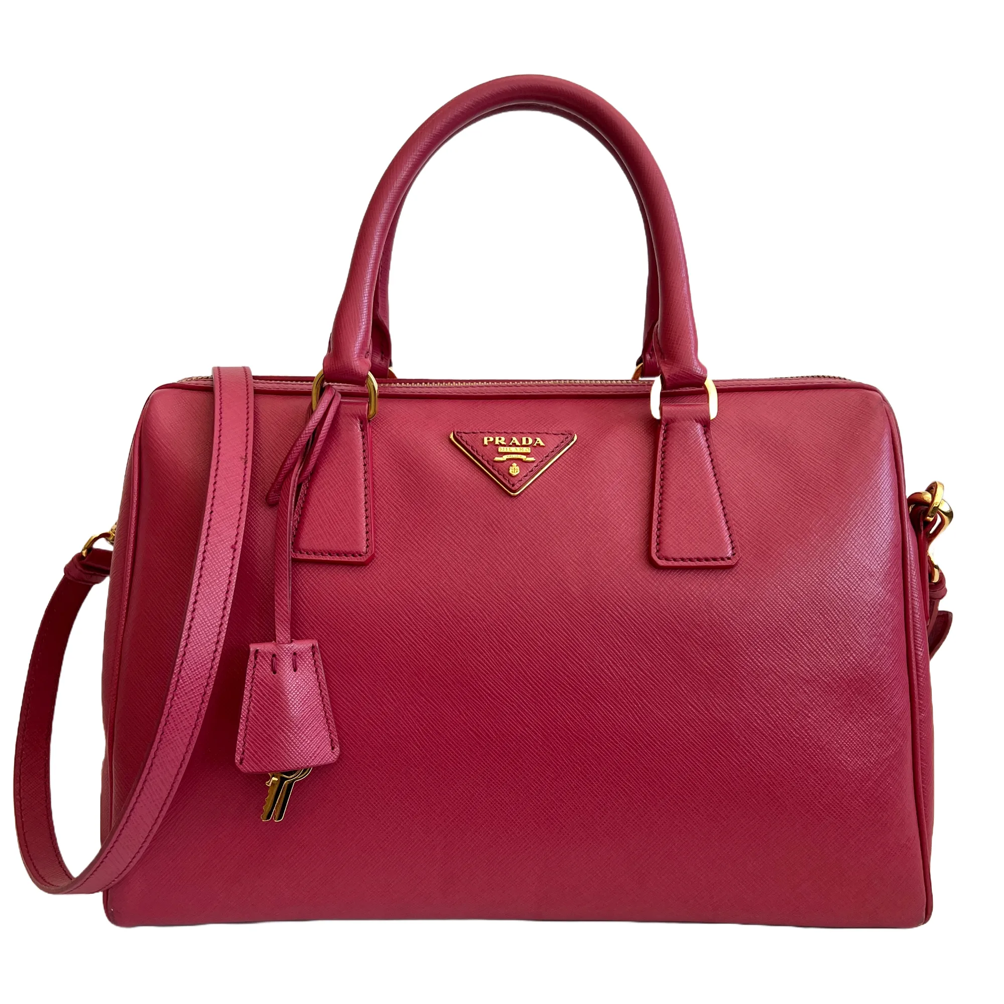 BL0823 Saffiano Lux Peonia Duffel Bag