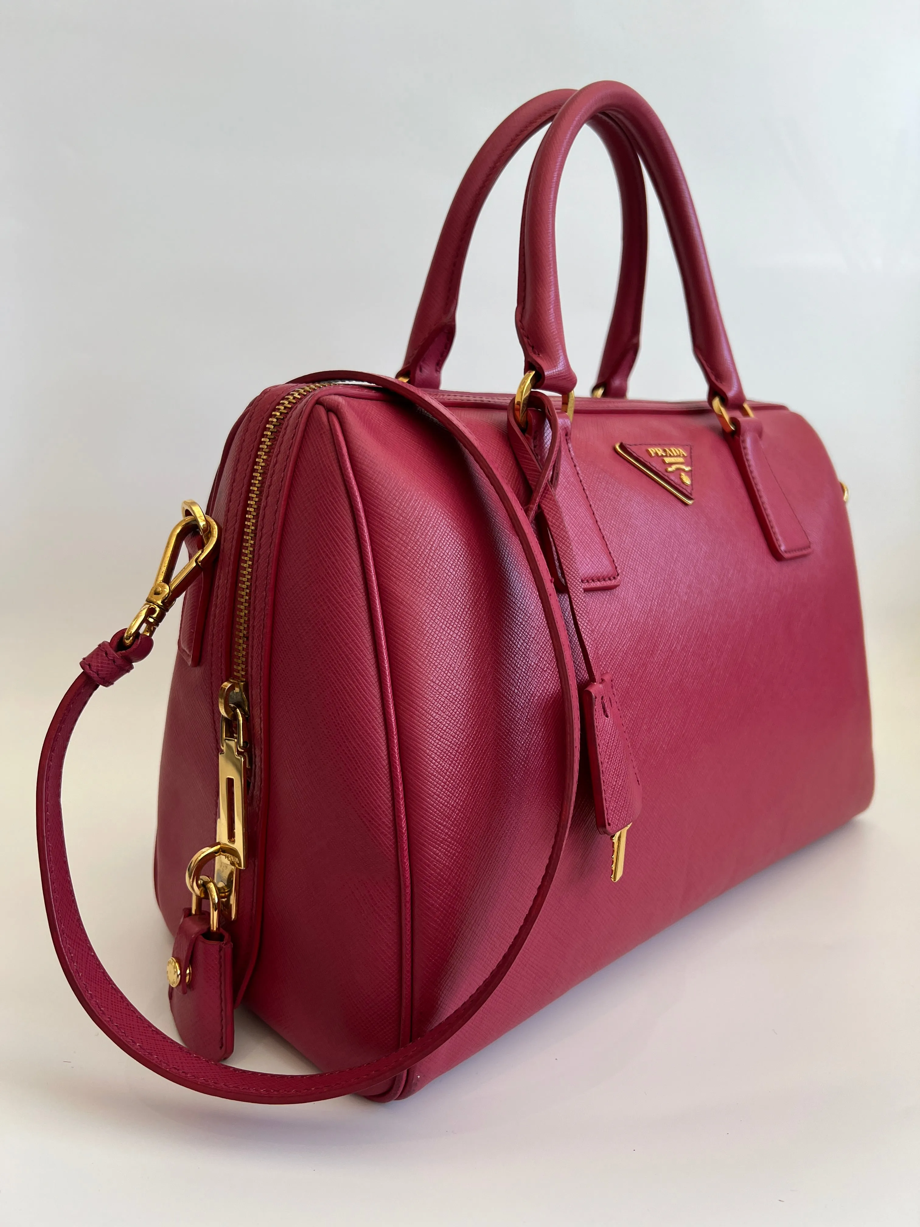 BL0823 Saffiano Lux Peonia Duffel Bag