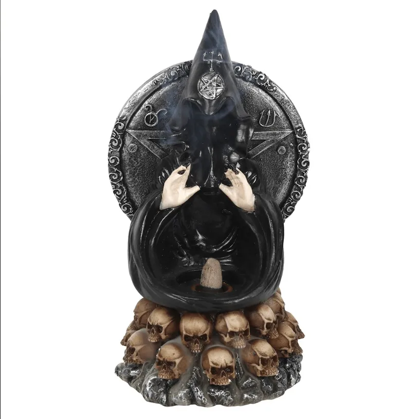 Black Cloak Backflow Burner and Incense Stick Holder