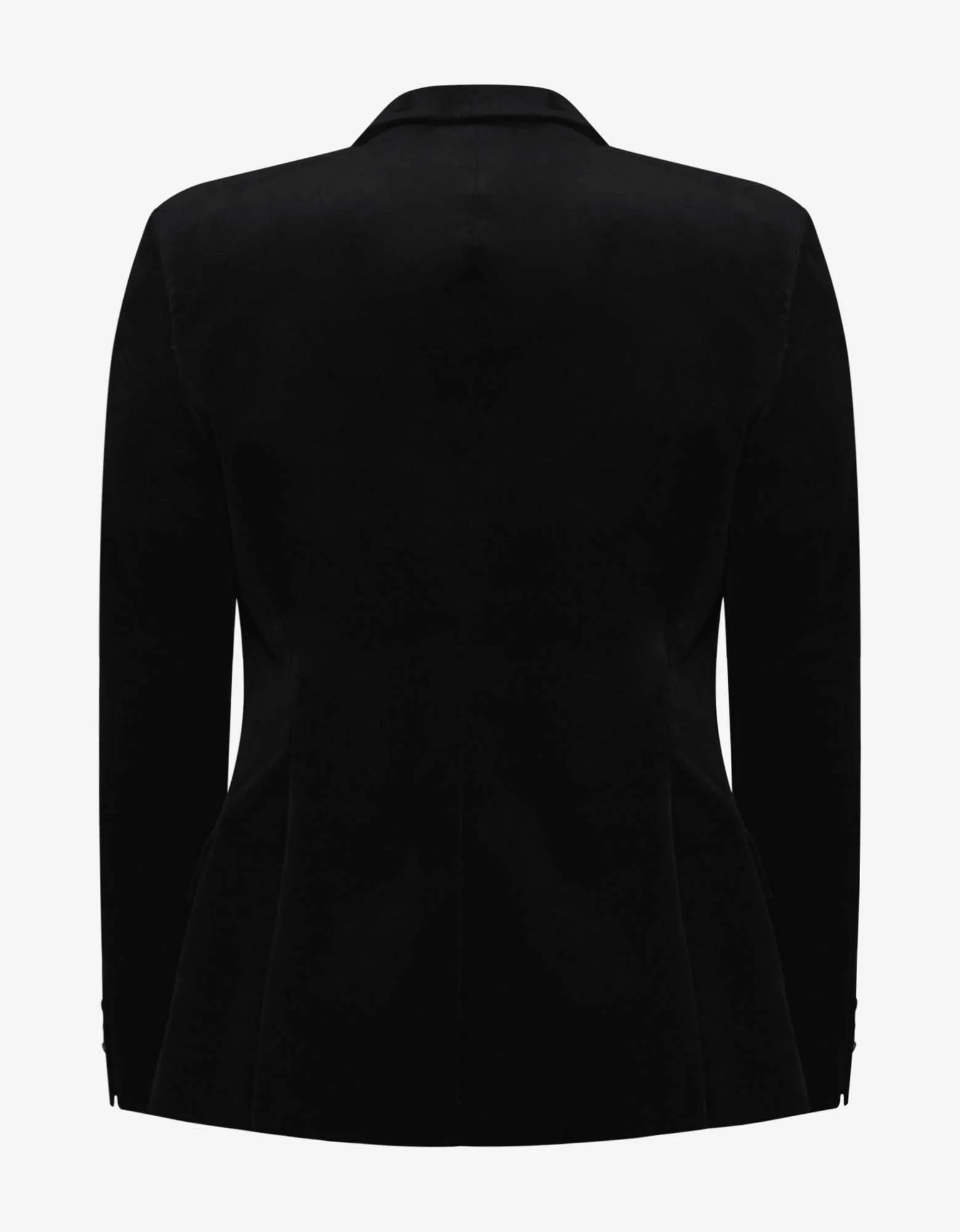 Black Velvet 6 Button Blazer -