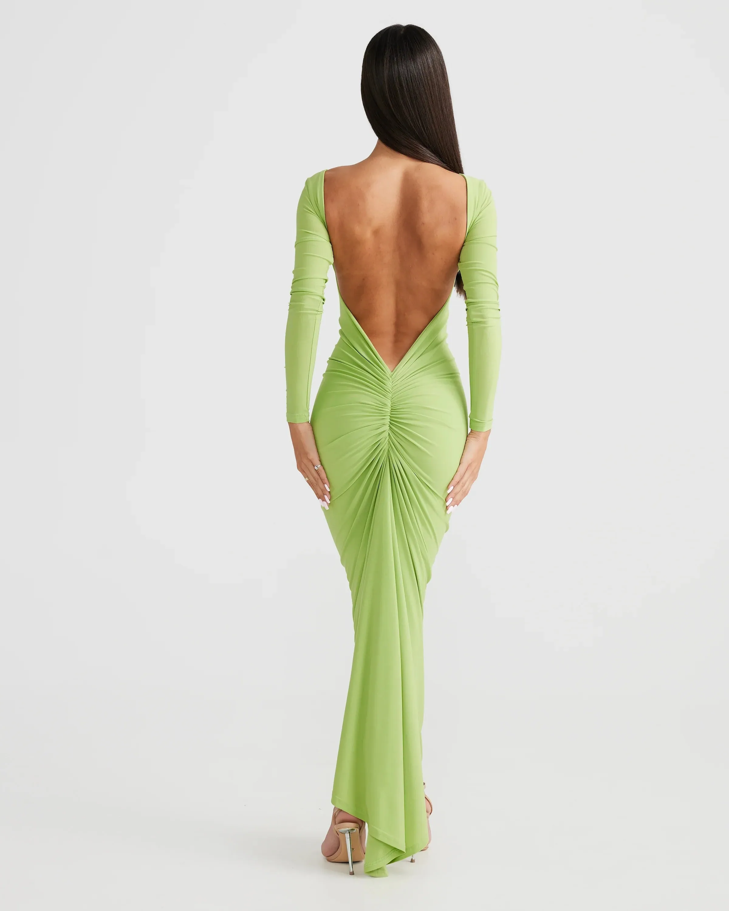 Camila Dress - Lime