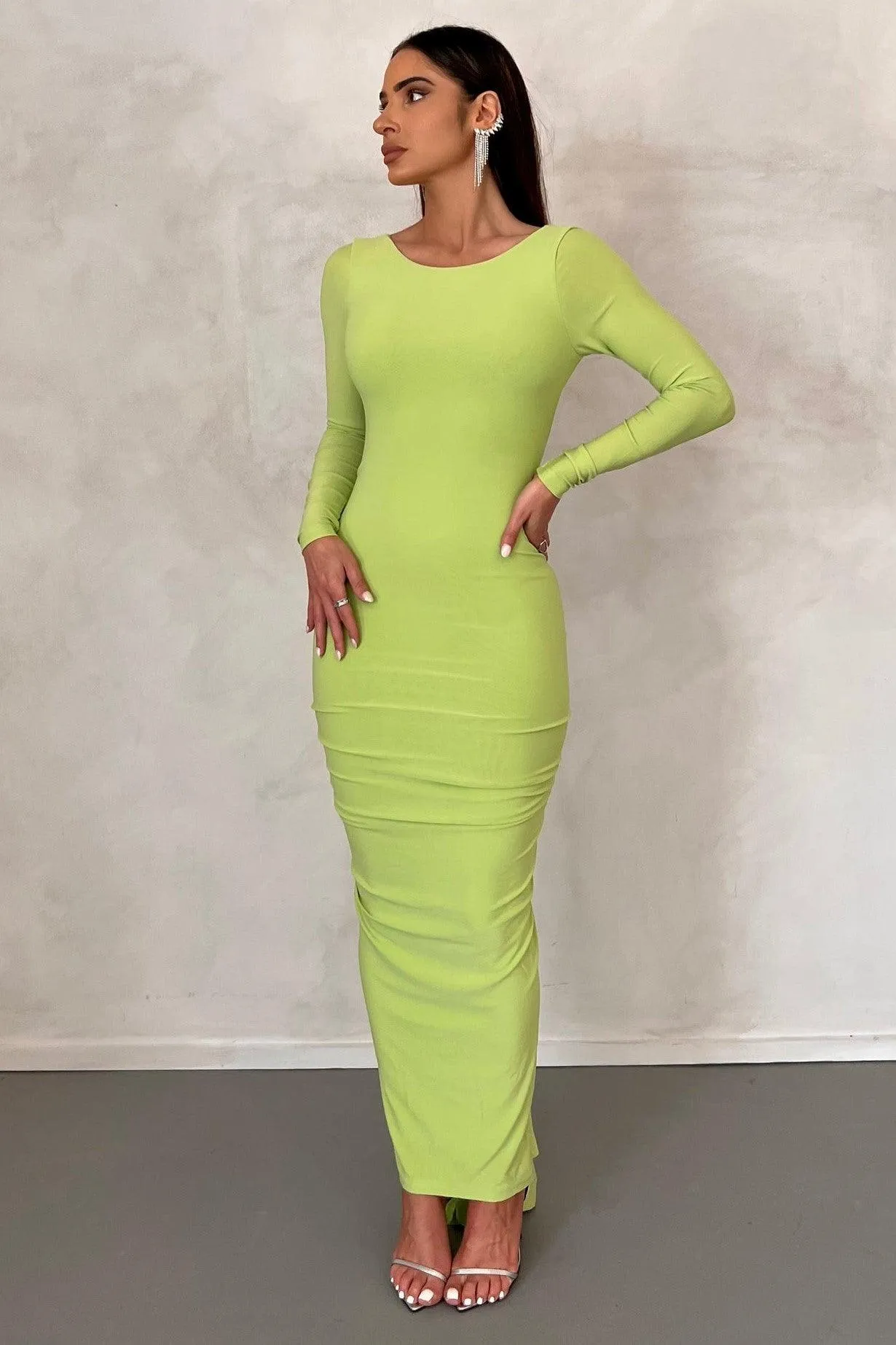 Camila Dress - Lime