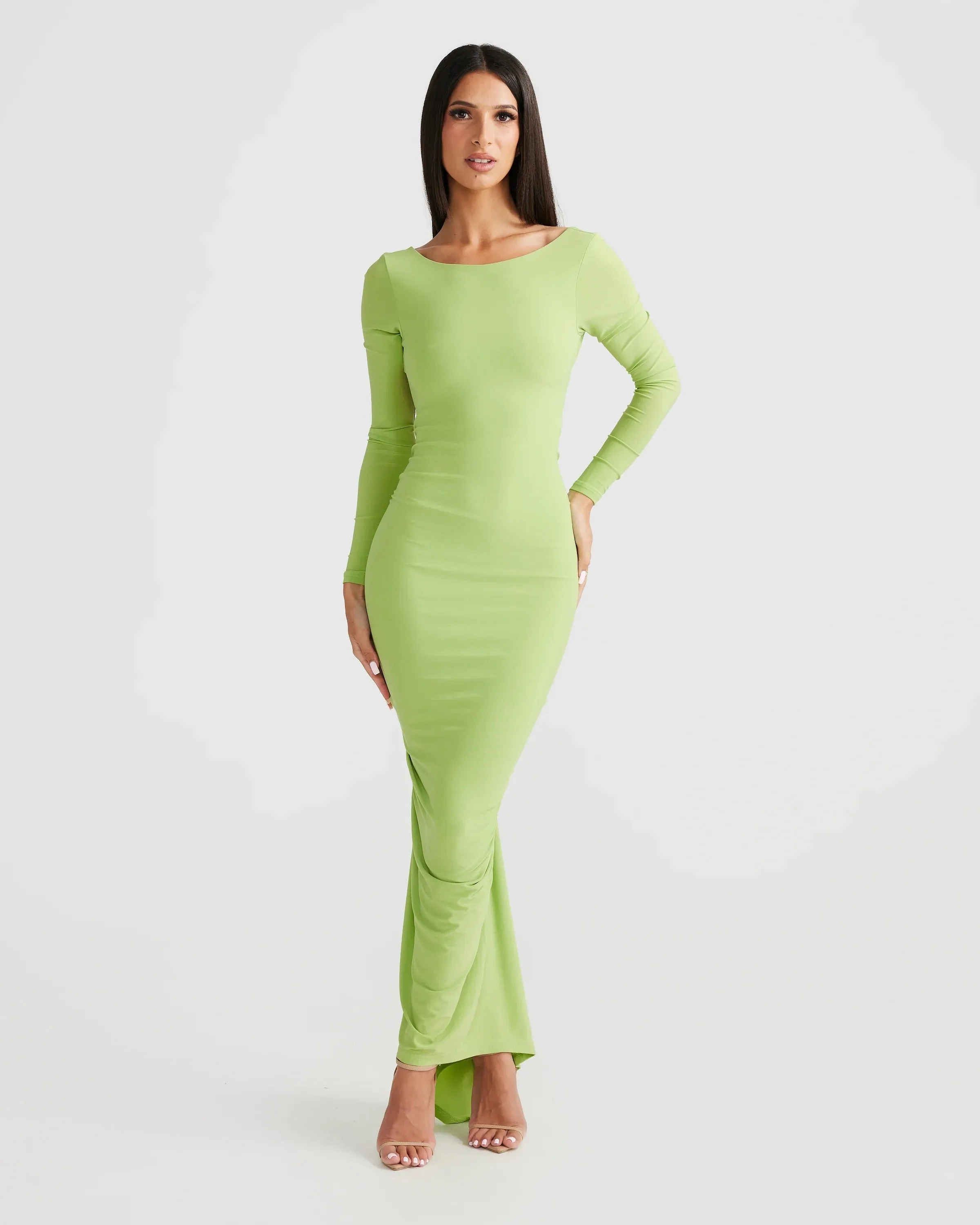 Camila Dress - Lime