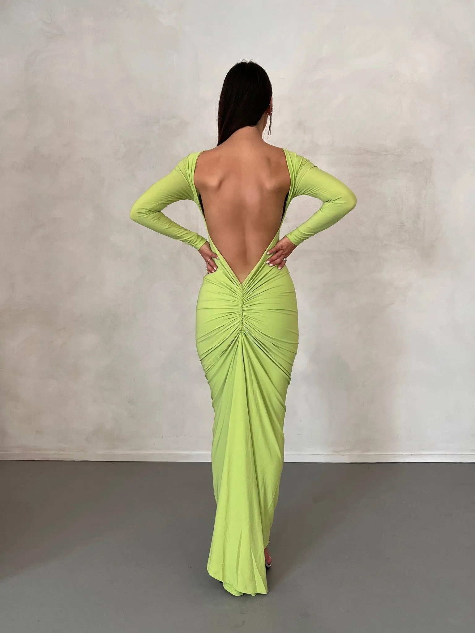 Camila Dress - Lime