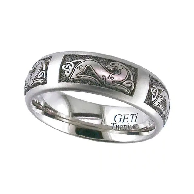 Celtic Titanium Ring - 2204-CD2