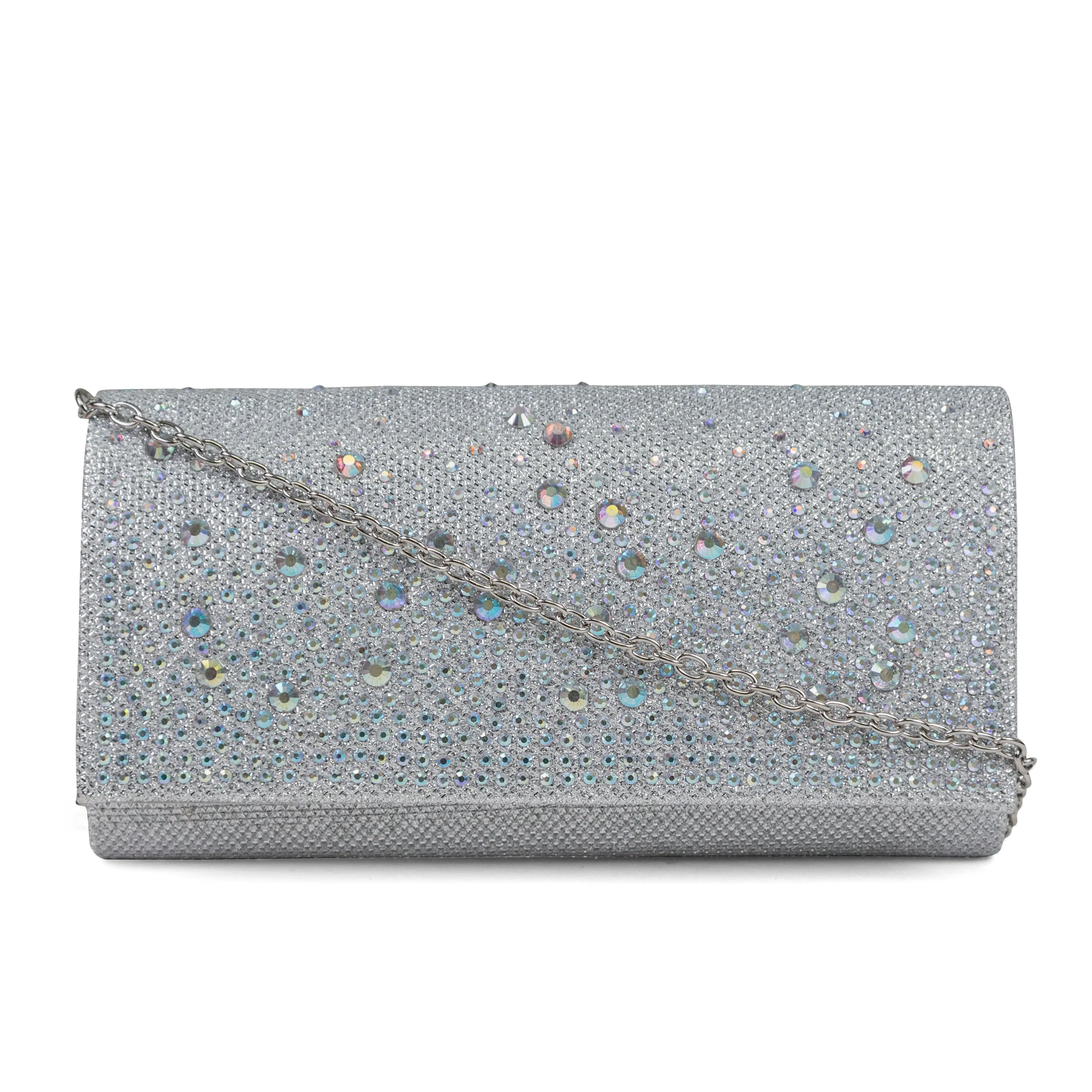 Chloe Sparkle Stones Evening Clutch