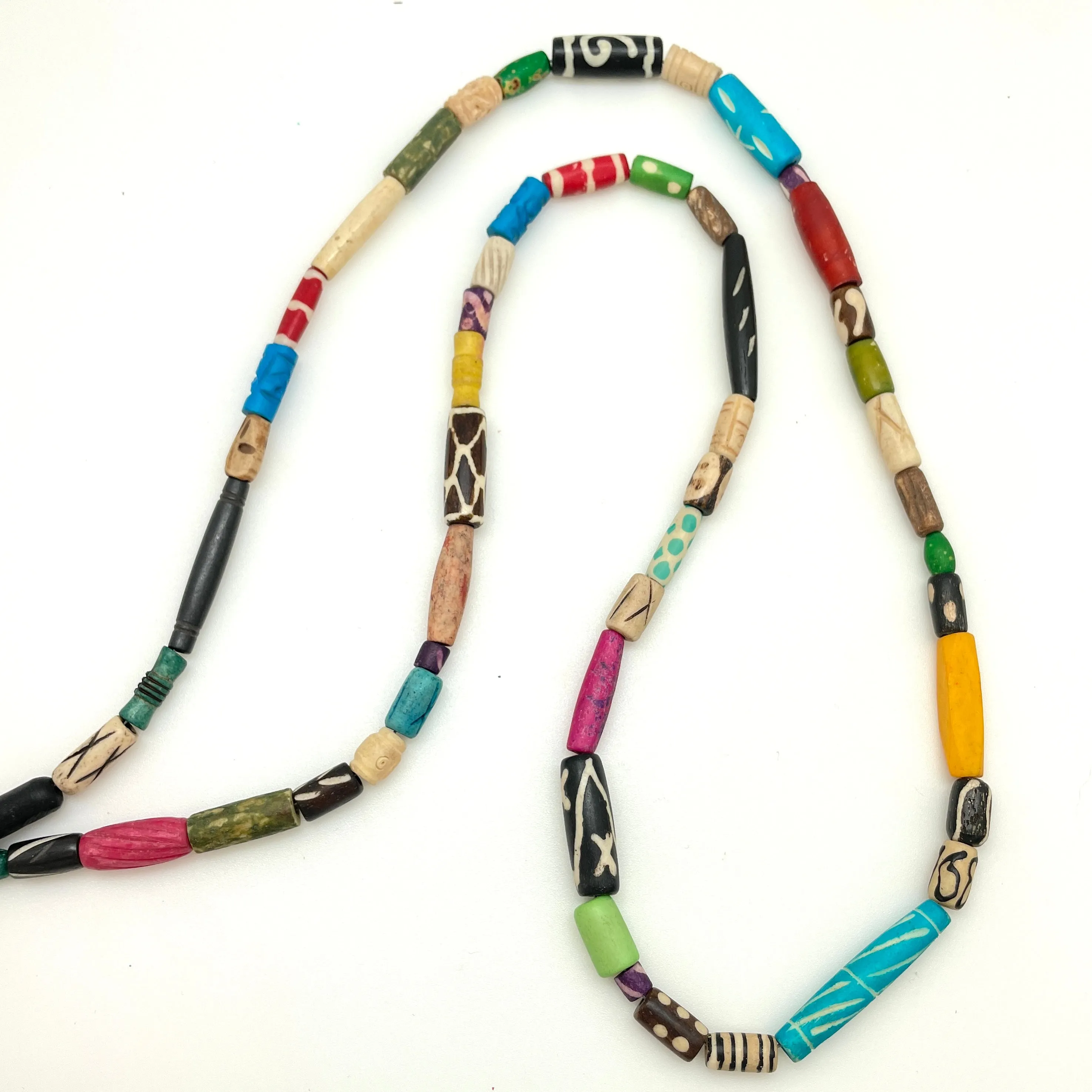 Colorful Bone Bead Mix