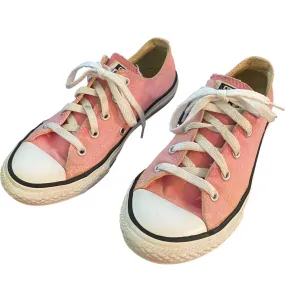 Converse All Star Girls Pink Low Top Sneakers Size 1.5