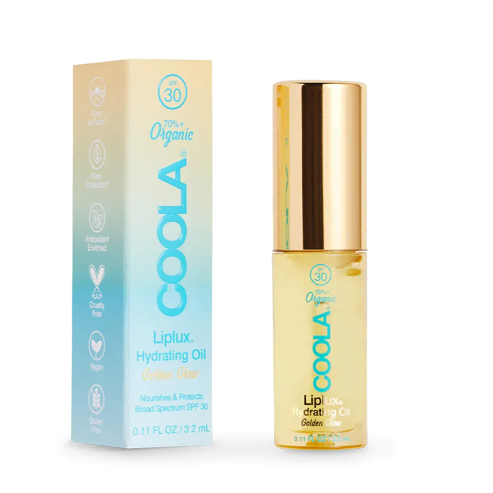 Coola Classic Liplux Organic Hydrating Lip Oil Sunscreen SPF 30