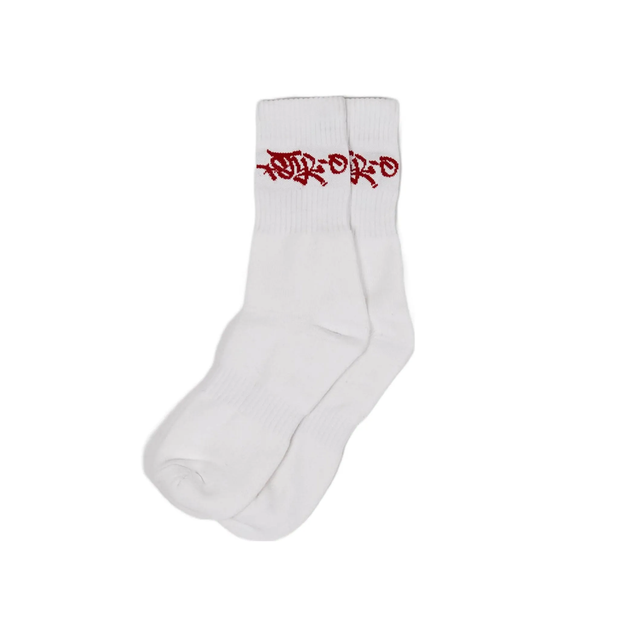 Crew socks (white/red)