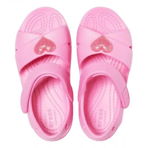 Crocs girl's sandal Classic Cross Strap Sandal K 206245-669 pink