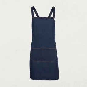 Cross Back Denim Apron