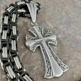 Crusaders Cross Pendant - Necklace (691)