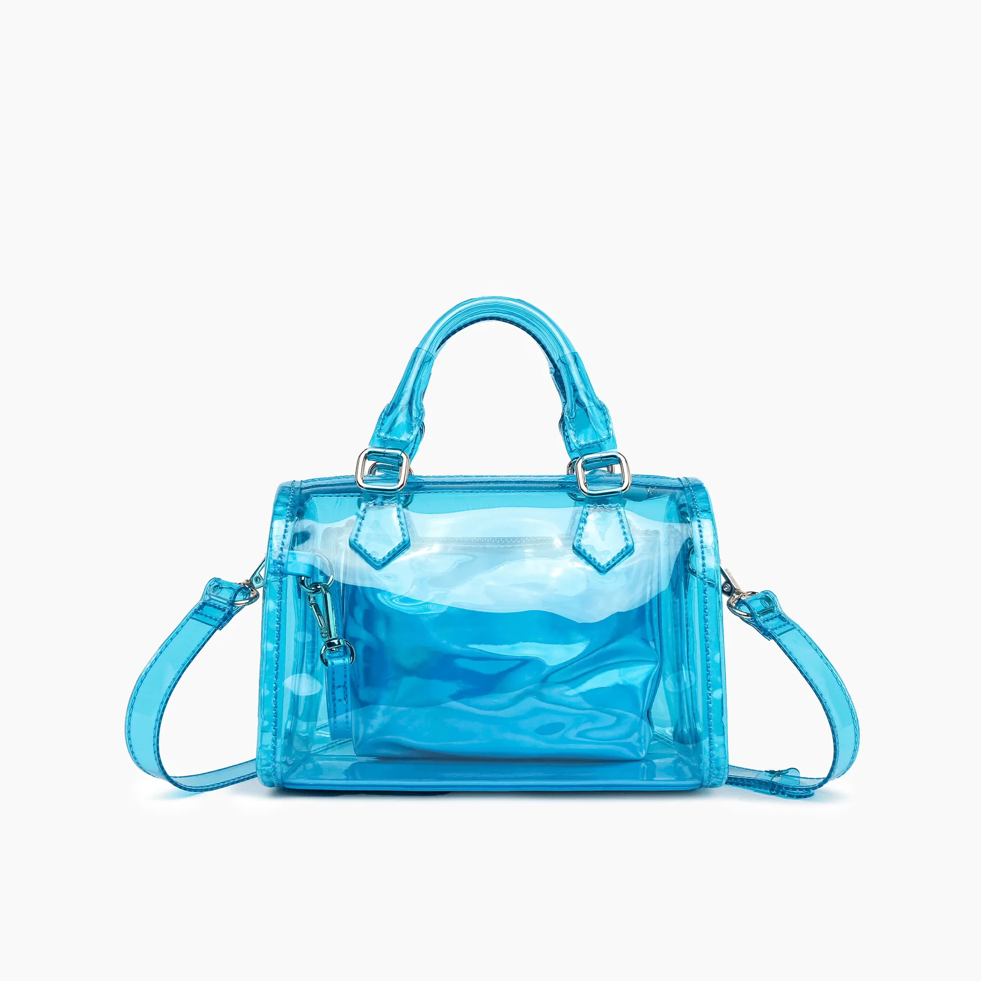 Crystal Mini Hologram Clear Crossbody Bag