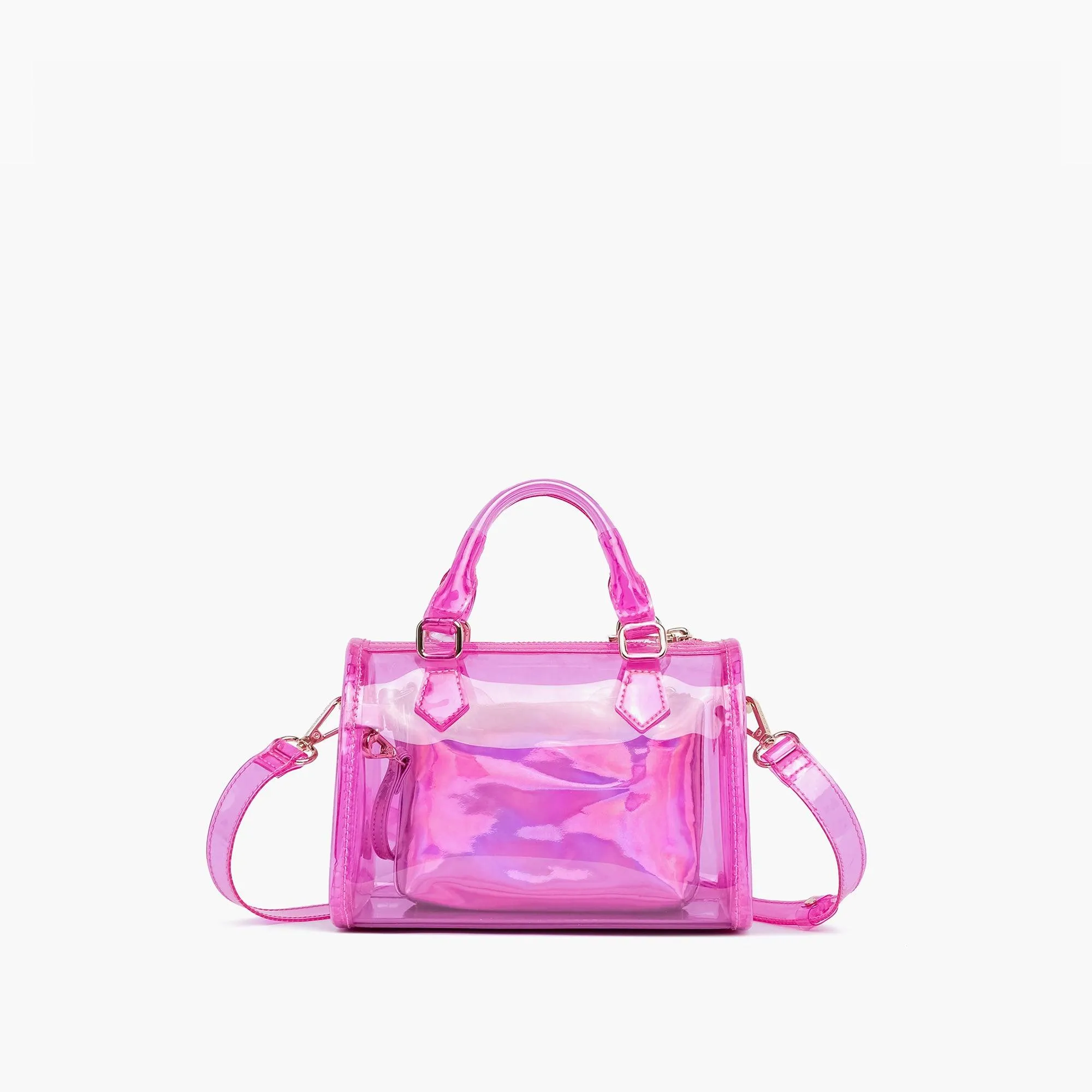 Crystal Mini Hologram Clear Crossbody Bag