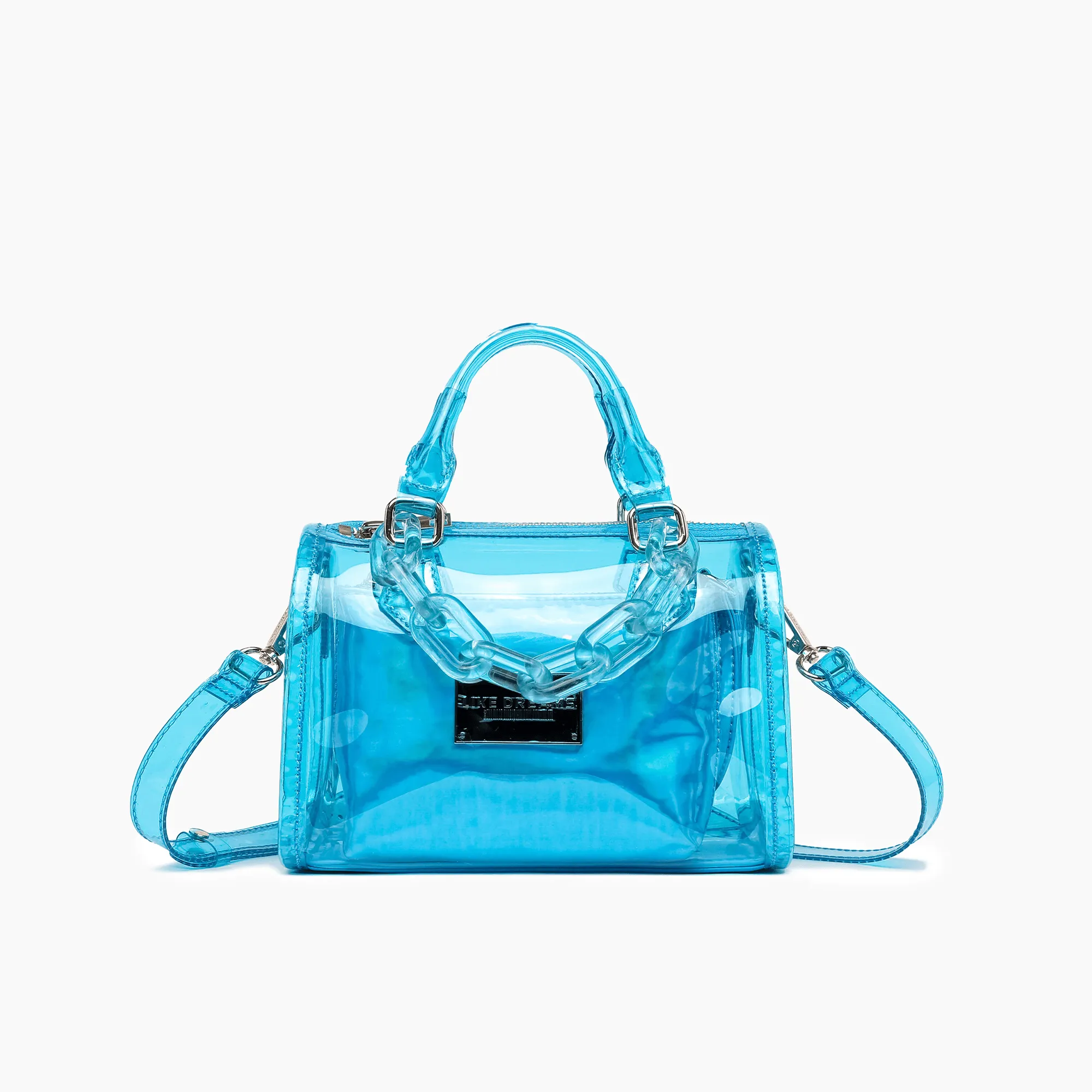 Crystal Mini Hologram Clear Crossbody Bag