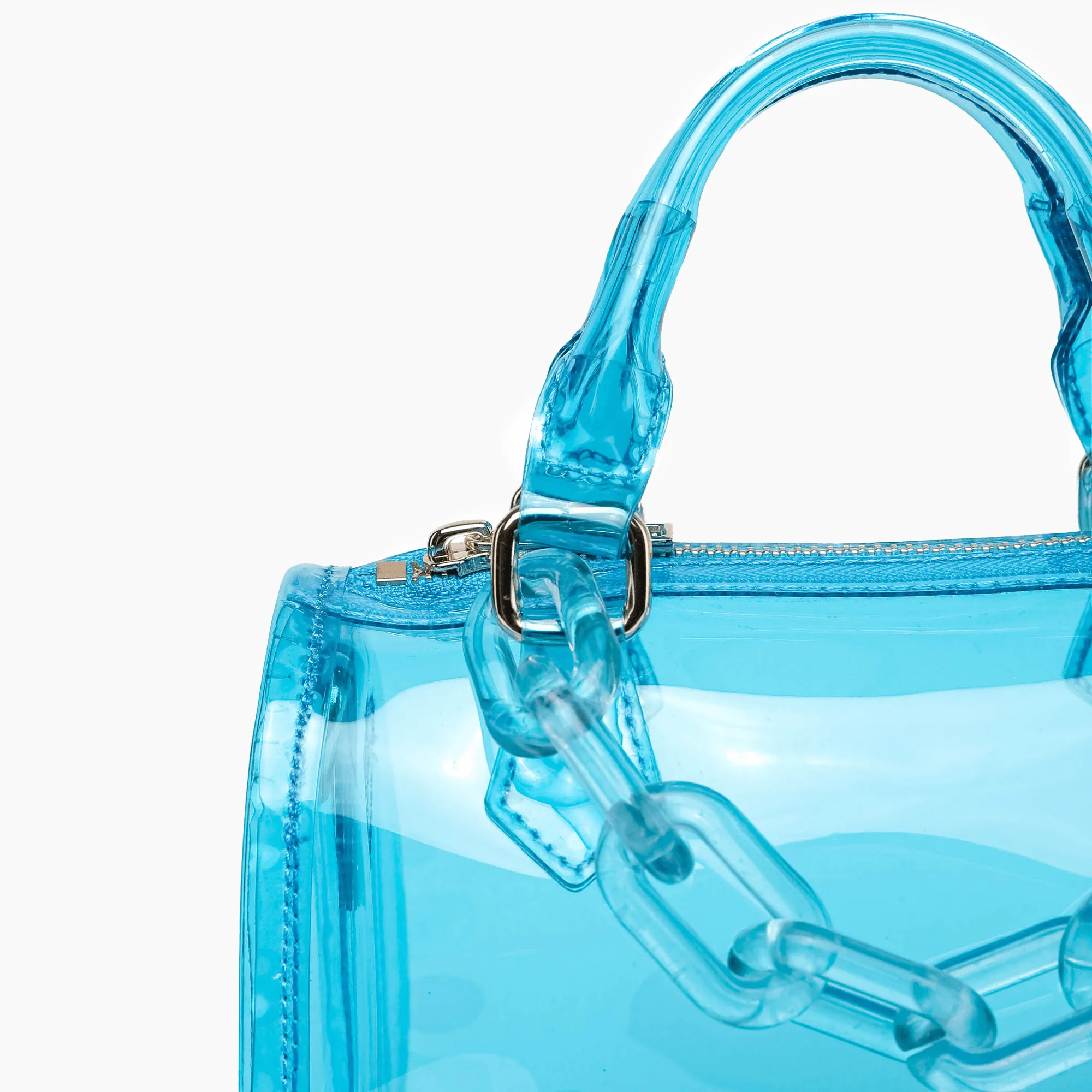 Crystal Mini Hologram Clear Crossbody Bag