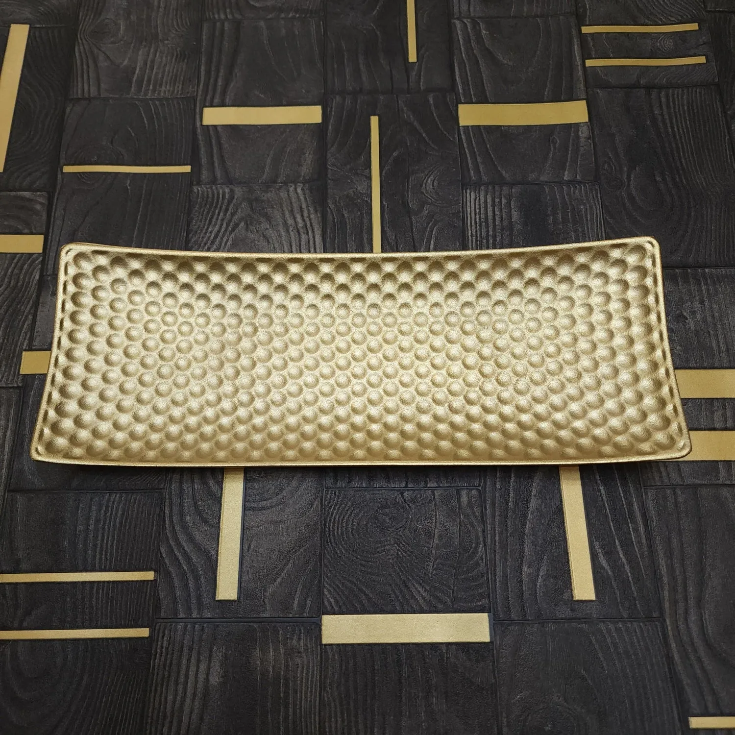 Decorative Rectangular Shaped Serving Tray